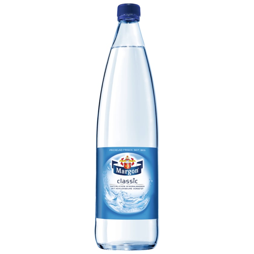 Margon Mineralwasser mit Kohlensäure Classic 1l